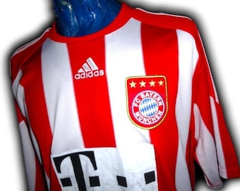 Bayern Munchen Vintage 00s Adidas Soccer Jersey - 2005 Black Third