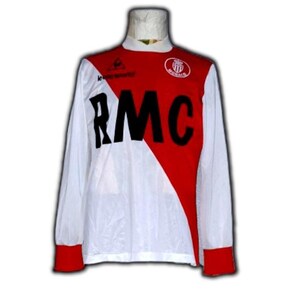 As Monaco France 1980 1981 1982 Home Shirt Jersey Le Coq Sportif