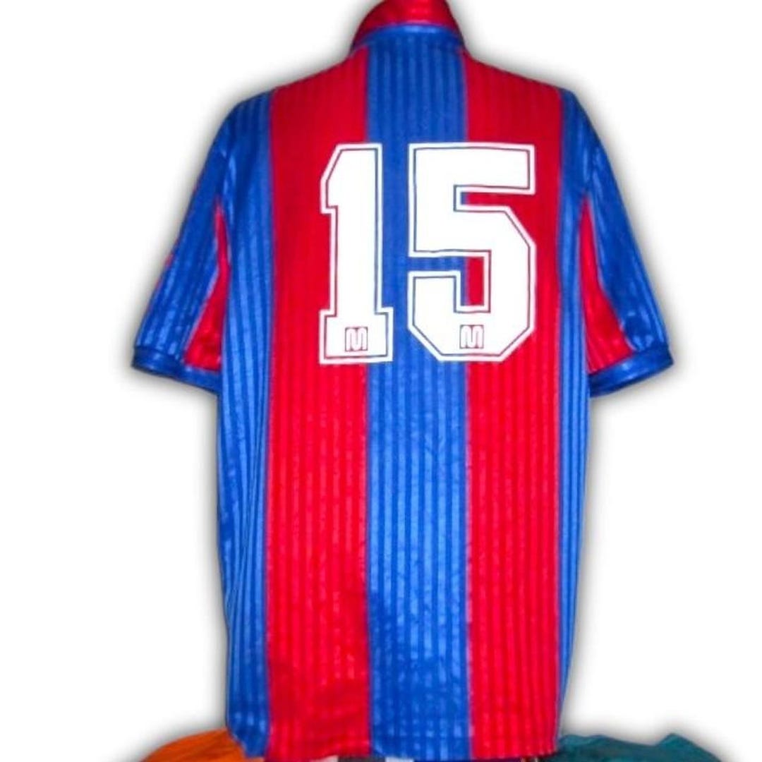 Match Worn Fc Barcelona 1989 1990 1991 1992 Home Shirt Jersey ( 15