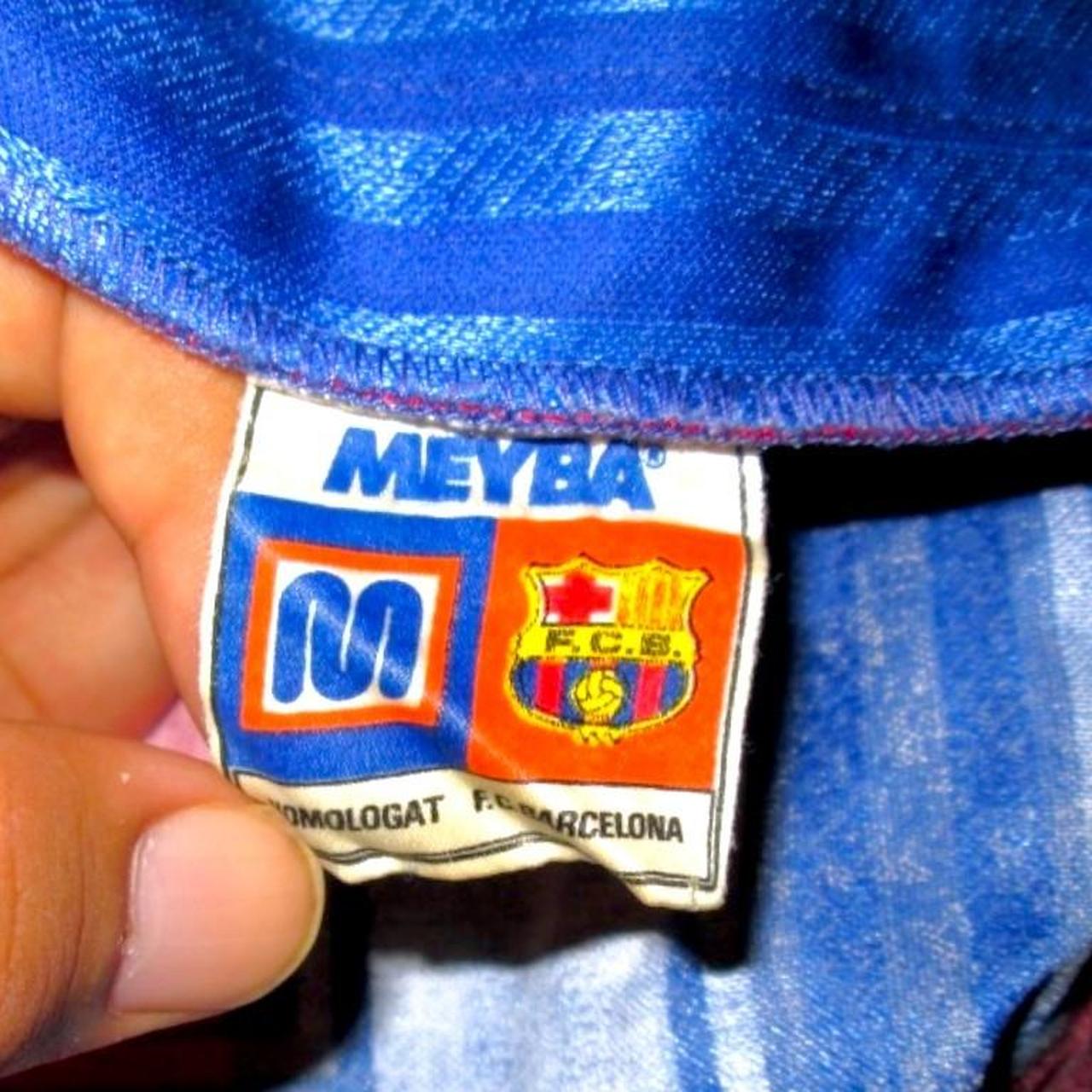 Maillot Extérieur FC Barcelone 1991/1992 - MEYBA - Neuf Avec étiquette - Taille S
