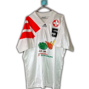 Swiss switzerland 1991 1992 Home shirt jersey trikot Maglia maillot Camiseta adidas vintage size xl