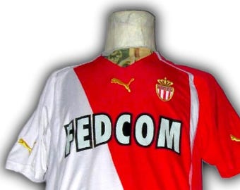 As Monaco 2004 2005 2006 Home Shirt Jersey  trikot maglia maillot camiseta Puma Vintage Size L