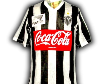 Atlético Mineiro Brasil 1987 1988 1989 Camiseta local Jersey trikot maglia maillot camiseta Penalty Vintage Talla L
