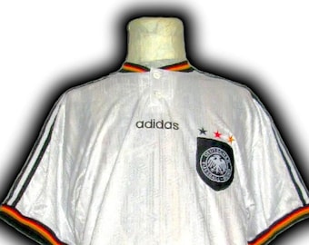 Germany 1996 1997 Home  Shirt Jersey Trikot Maglia Maillot Camiseta Adidas Vintage Size XL