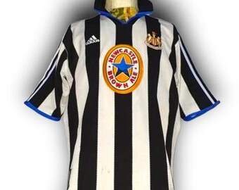 Fc Newcastle United England 1999 2000 Home Shirt Jersey Trikot Maglia Maillot Camiseta Adidas Vantage Size XL