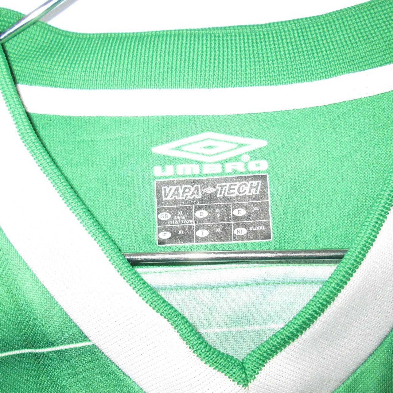 Maillot Umbro Irlande Domicile 2001-2002 – Vert, Taille XL, Homme, Collection