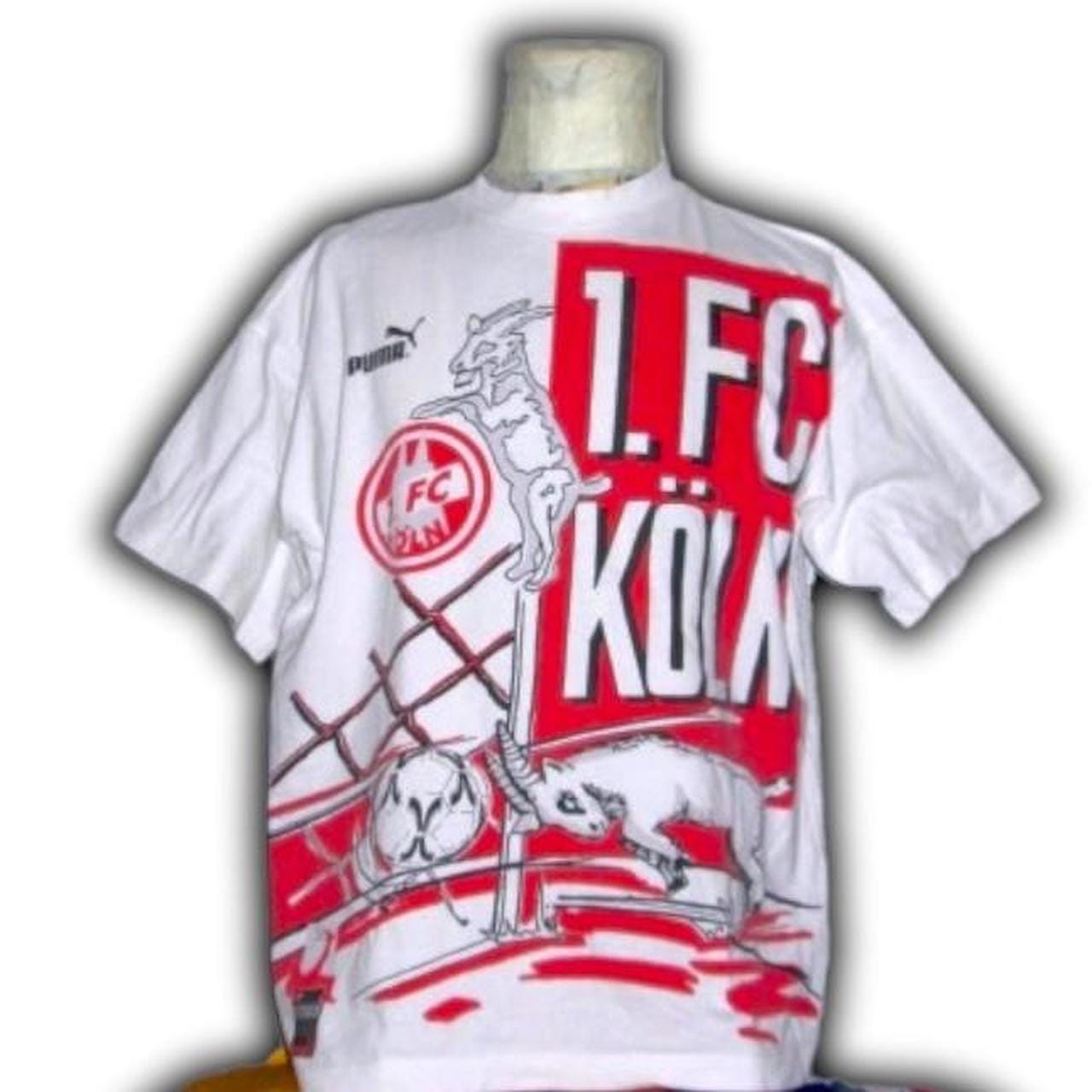 Fc Koln 1998 1999 2000 Fan Shirt Jersey Puma Germany Size M - Etsy