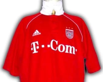 Bayern Munchen Vintage 00s Adidas Soccer Jersey - 2005 Black Third