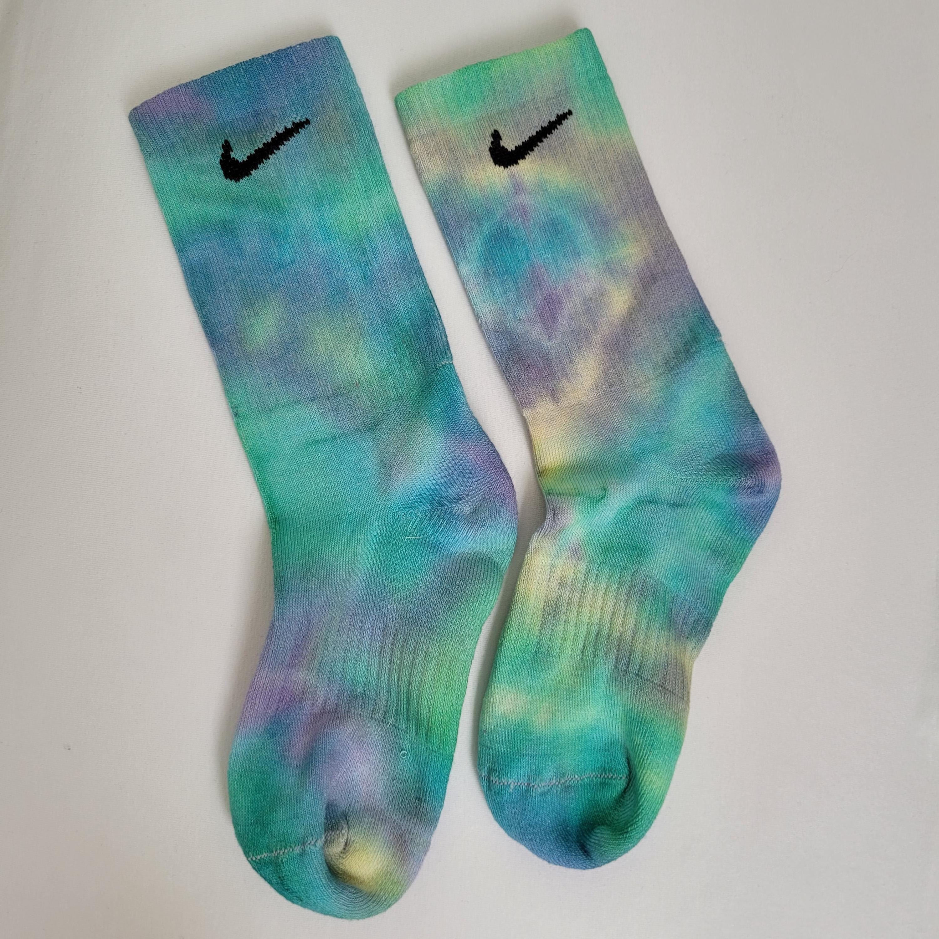 tie dye nike socks etsy
