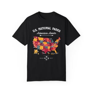 T-shirt souvenir des parcs nationaux des États-Unis avec la livraison gratuite