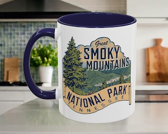 Smoky Mountains National Park Mug – Vintage Travel Design