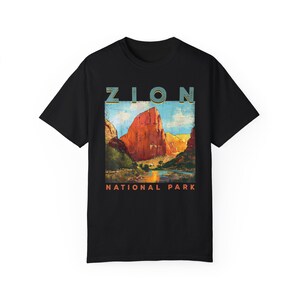 Zion National Park T-Shirt: Scenic Landscape Souvenir