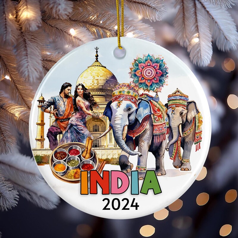 India 2024 Ornament Etsy
