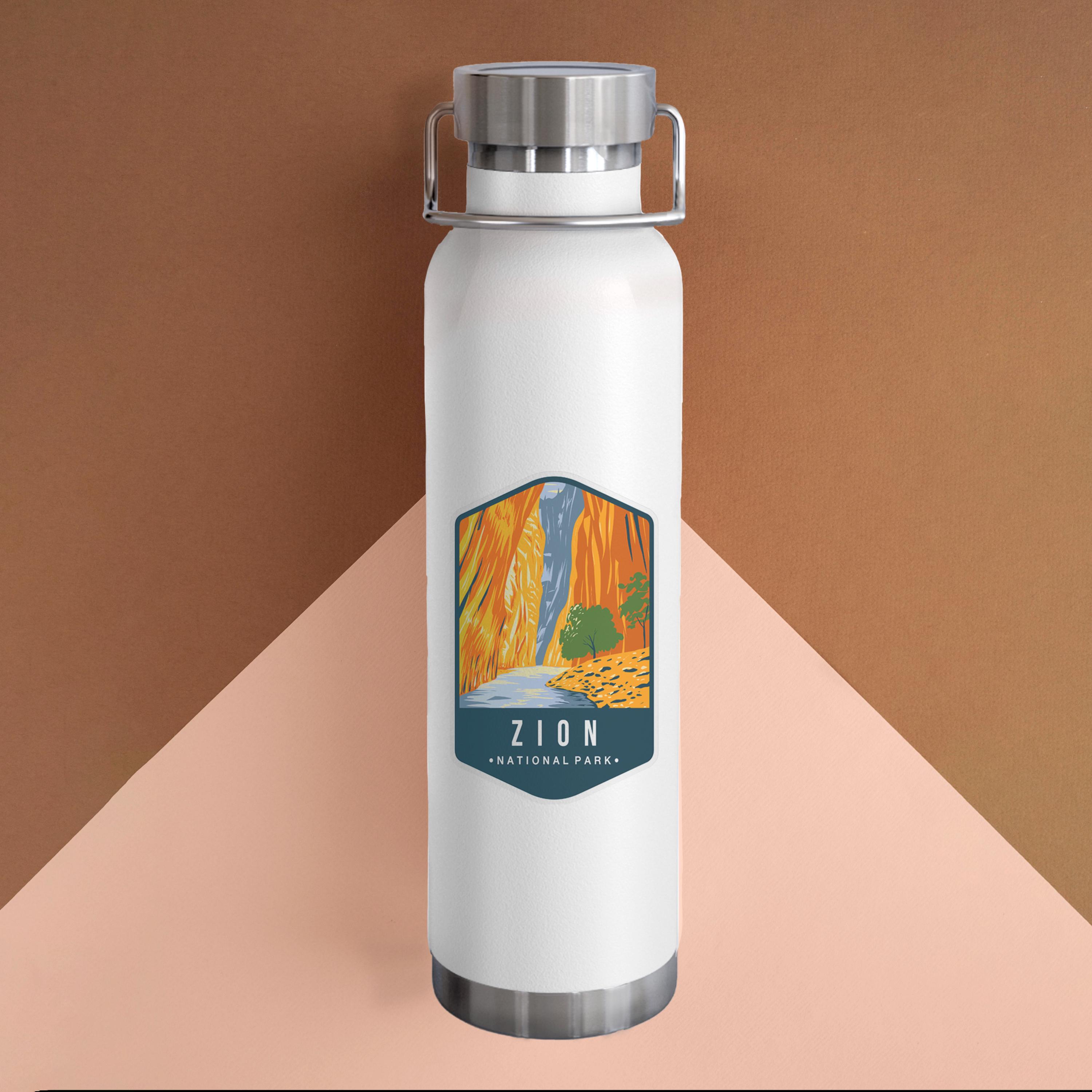 Zion National Park Water Bottle: Insulated Stainless Steel Hiking