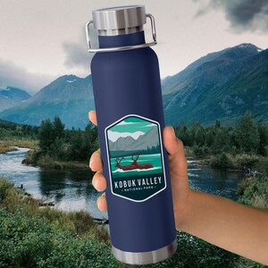 Kobuk Valley National Park Water Bottle | BPA-Free Insulated Hiking Flask | Spill-Proof Travel Bottle | Durable Stainless Steel Gear