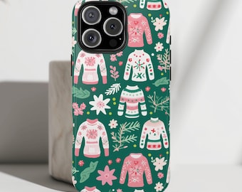 Jultröja till mobilen: Festlig semesterdesign, skyddande fodral