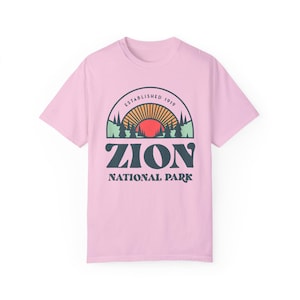 Zion National Park T-Shirt: Scenic Souvenir Tee