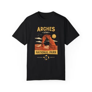 Maglietta ricordo dell'Arches National Park nello Utah con spedizione gratuita