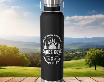 Cades Cove Water Bottle – Smoky Mountains Stainless Steel Bottle
