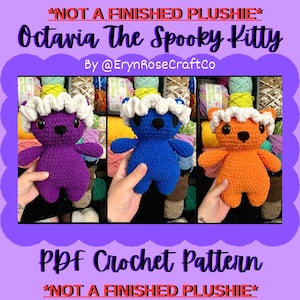 Octavia The Spooky Kitty Crochet Pattern