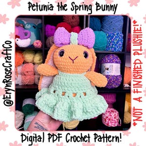Petunia The Spring Bunny Crochet Pattern PDF