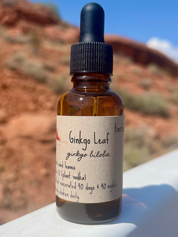 GINGKO LEAF Tincture - Extract gingko biloba Maidenhair leaf supplement