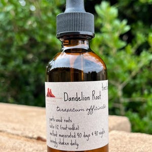 DANDELION ROOT Tincture - extract of taraxacum officinale supplement