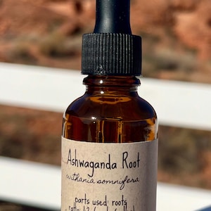 ASHWAGANDHA ROOT Tincture - extract withania somnifera supplement immagine 1