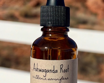 ASHWAGANDHA ROOT Tincture - extract withania somnifera supplement