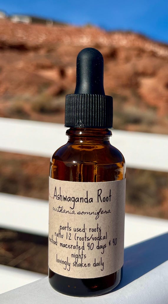 ASHWAGANDHA ROOT Tincture - extract withania somnifera supplement