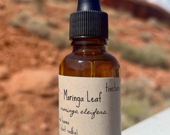 MORINGA LEAF Tincture - extract of moringa oleifera supplement