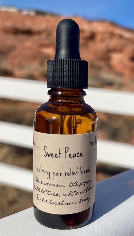 SWEET Peace - Tincture Supplement Extract Blend w/honey