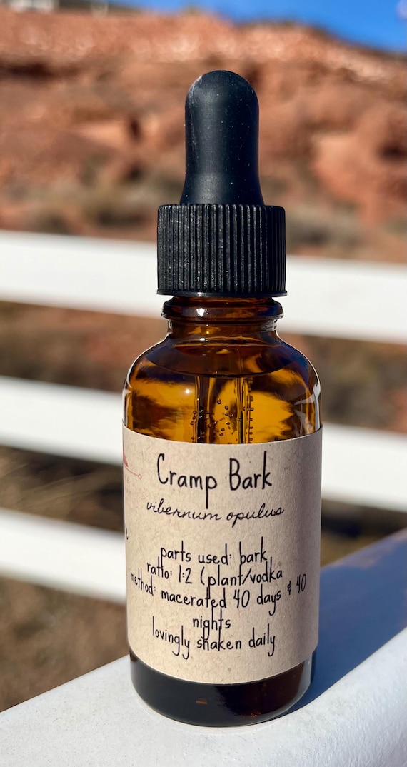 CRAMP BARK Tincture - extract viburnum opulus supplement