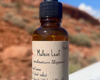 MULLEIN LEAF Tincture - extract of verbascum thapsus supplement