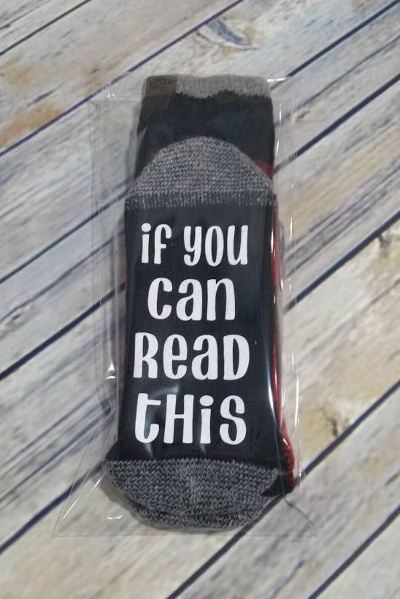 Funny Socks Socks with Sayings Novelty Comfy Cotton or Wool Men/'s Socks -If you can read this socks- Bring me a Coors Light Word Socks