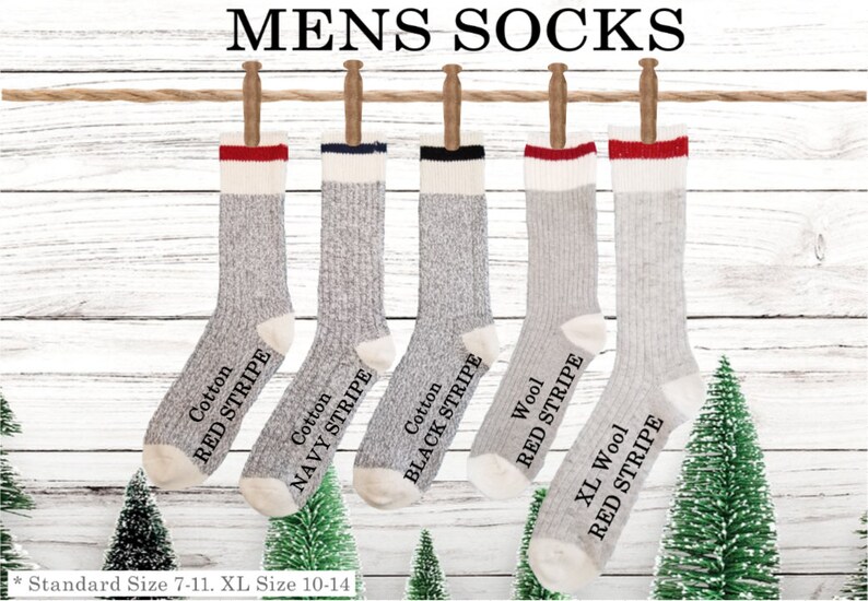Word Socks Novelty Comfy Cotton or Wool Men's Socks If Etsy