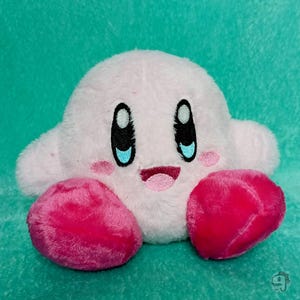 Kirby Plush - 15cm, Pink, Customizable, Ball, Plushie, Handmade