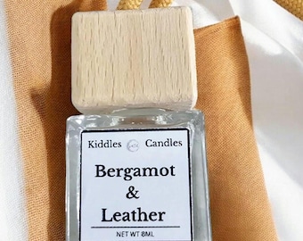 Bergamot & Leather Car Diffuser | Long-Lasting Premium Scent