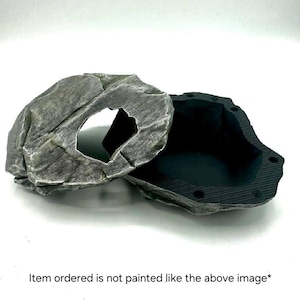 SINKENDE VERSION! Feuchtigkeits Hide Stone Styled Aquarium, Fish Tank, Terrarium Dekoration!