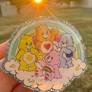 Care Bear Inspired Badge Reels, Friend Bears badge reel, Care bear badge reel, RN badge reel, Love badge reel, Color Retractable Badge Reel.