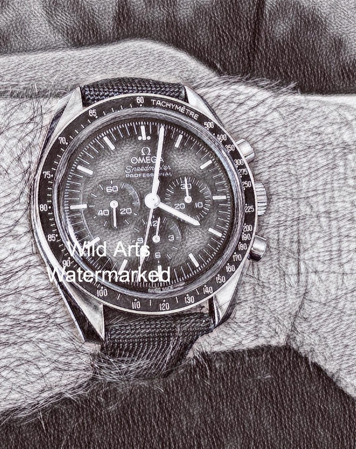 Omega Speedmaster Moonwatch Print: Apollo 13 Tribute - Etsy