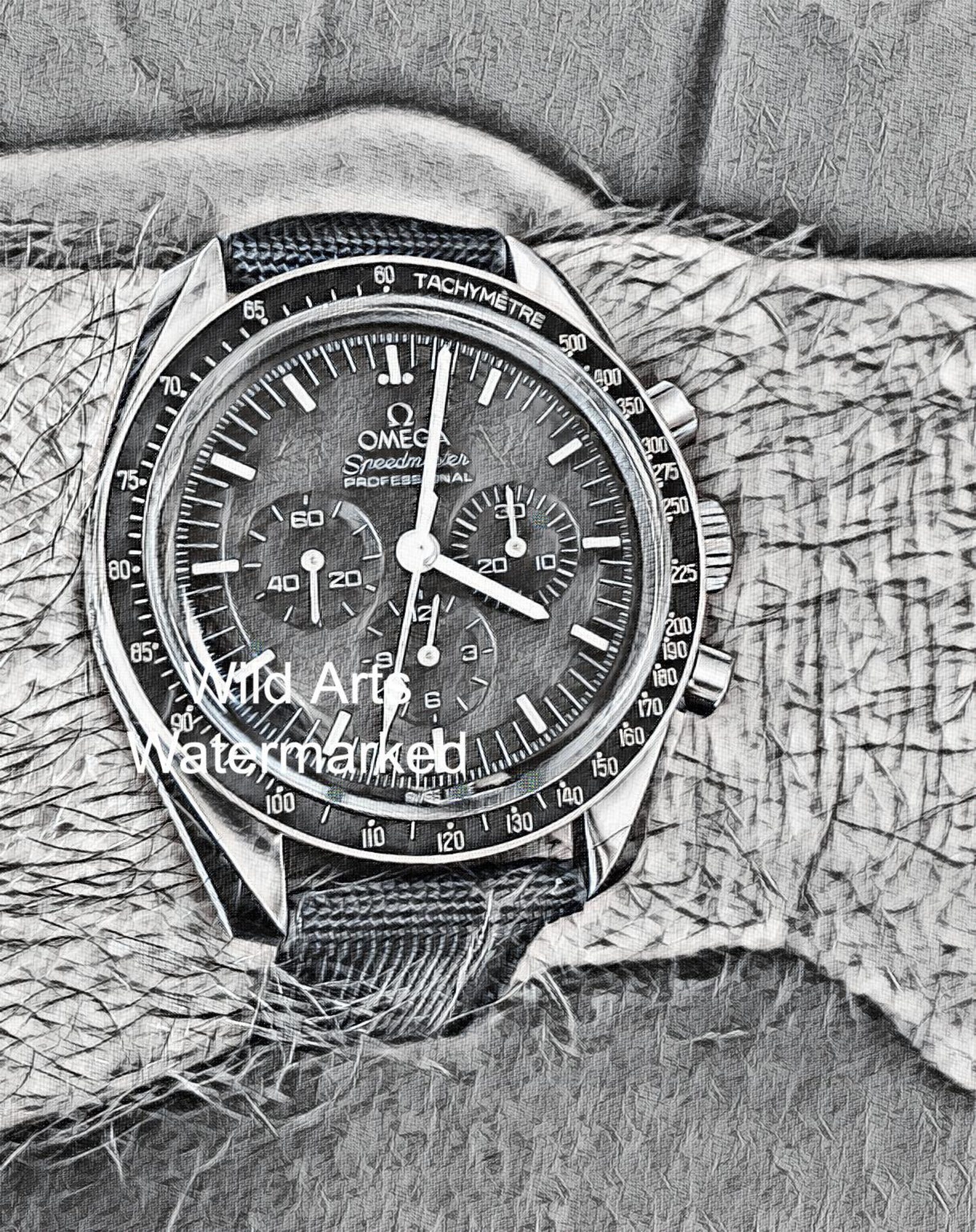 Omega Speedmaster Moonwatch Print: Apollo 13 Tribute - Etsy