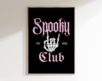 Halloween Skeleton Decor, Halloween Printables, Pink Halloween, Pinkoween, Halloween Wall Decor, Pink Halloween Printable, Kids Halloween