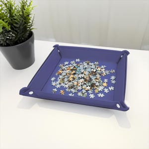 Engraved Leather Tray, Office Gift, Home Favors, Catchall Tray for Puzzles, Leather Valet, Laser Customized | Best Vandam Leather Tray