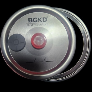 BGKD Mushroom Liquid Culture Jar Lids: Rust-Proof Stainless Steel, PTFE Filter