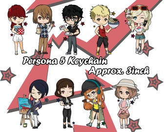 Persona 5 Striker Keychains