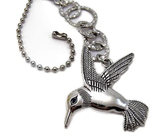 Flying Hummingbird Ceiling Fan Pull: Bird Lover Decor (10")