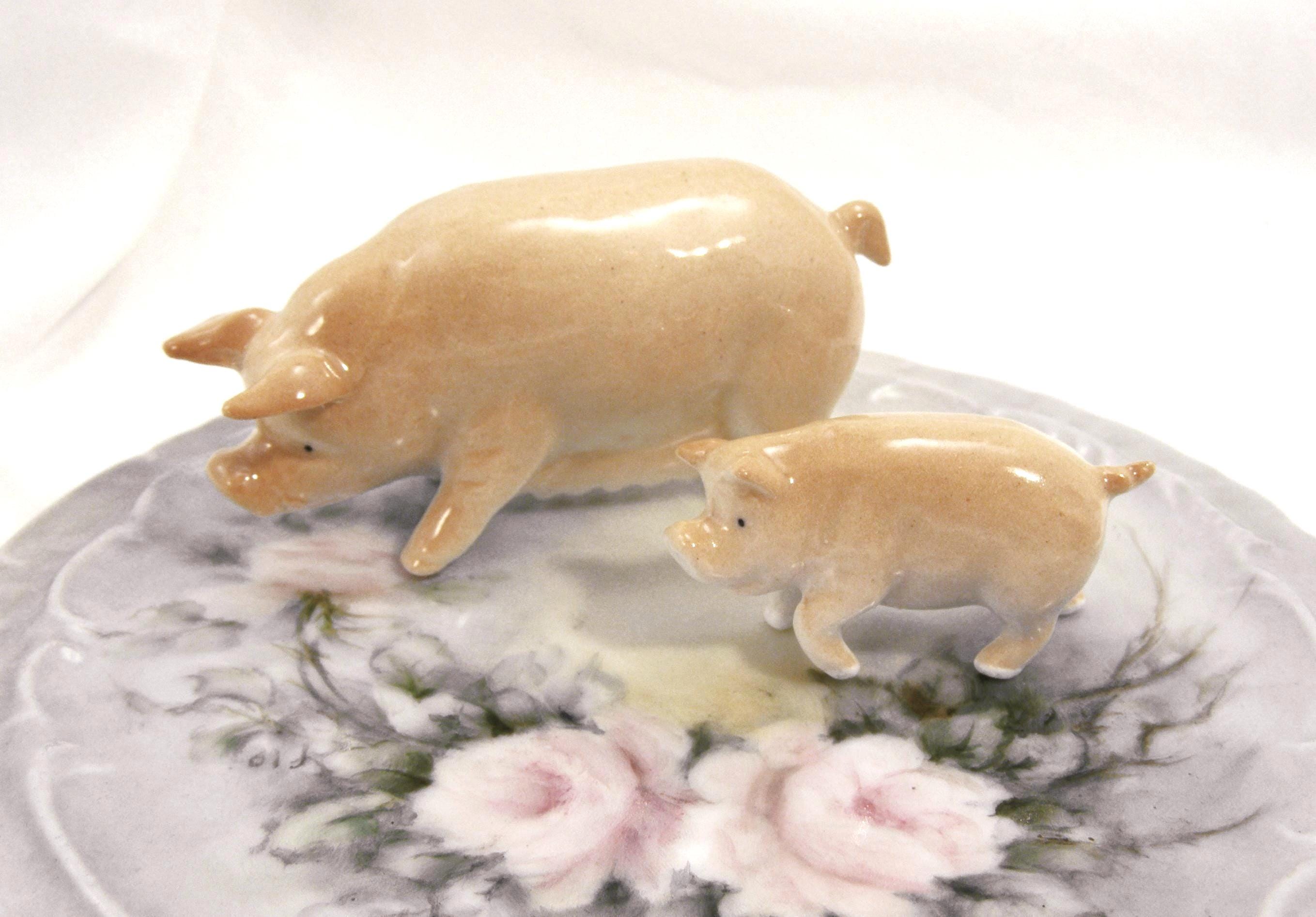 お値下げ❣️中国の古い器　動物いっぱい！可愛い　ドラゴン　ヴィンテージ Vintage Pig China - Etsy
