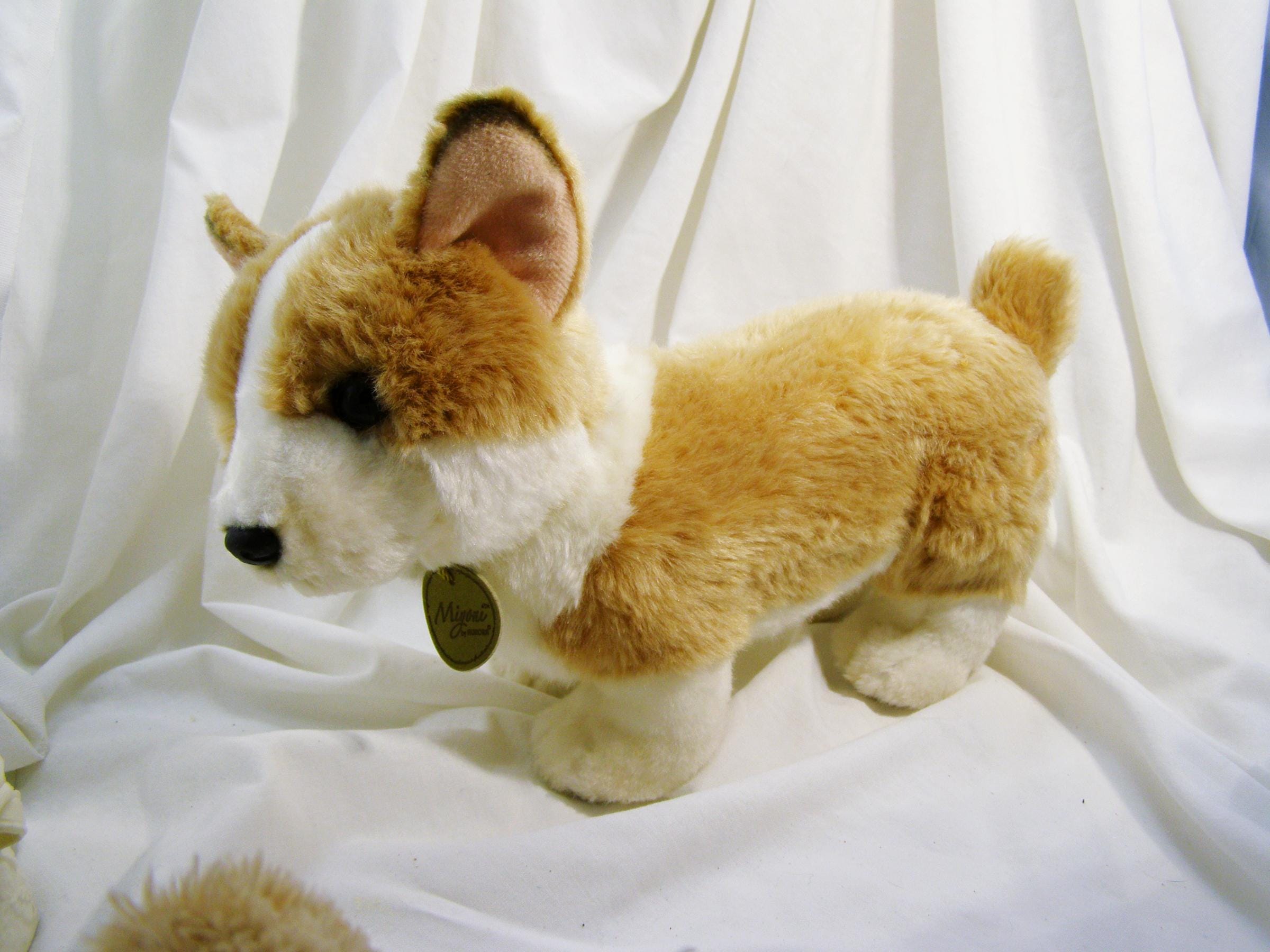 Miyoni Corgi Plush Dog: Collectible Aurora Puppy