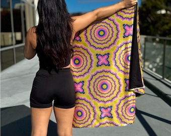 UV Reactive Pashmina, Rave Pashmina, Festival Pashmina